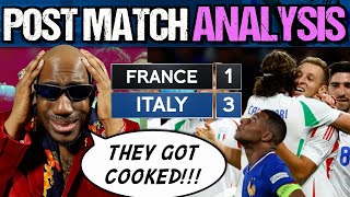 France Italy REACTION Post Match Analysis  SPALLETTI COOKED Deschamps Zidane IN  Nations League [upl. by Onailerua]