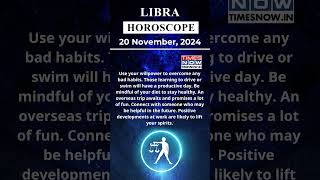 Libra Horoscope 20 Nov Zodiac  Astrology amp Prediction of the Day  Short Rashifal horoscope [upl. by Ertnom]