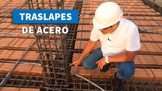 TRASLAPES DE ACERO CONSTRUCCIÓN DE LOSA ALIGERADA [upl. by Iru]