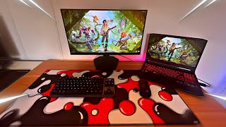 Building The BEST Laptop Gaming Setup… [upl. by Wurster768]