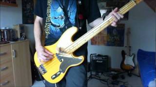 Iron Maiden  The Unbeliever Bass Cover [upl. by Ennairoc]