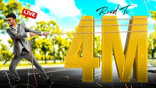 🥳12 HRS CHALLENGE LIVE🥳  🏃‍➡️Road To 4M GT Family🏃 More33K💥  BR RANKED FUNNY GAMEPLAY [upl. by Serrell]