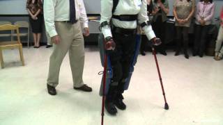 Device offers giant step for paraplegics [upl. by Croydon335]