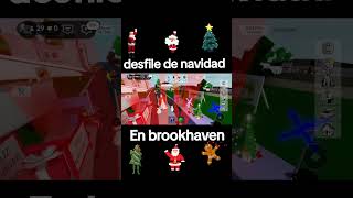 Desfile de navidad en brookhaven roblox tiktok [upl. by Sihtam664]