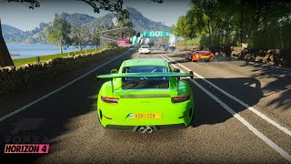 PORSCHE 911 GT3 RS  Goliath Race  Forza Horizon 4 [upl. by Naeroled]