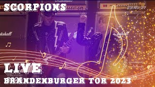 Scorpions Full Concert Brandenburger Tor Silvester 2023 [upl. by Idelle]