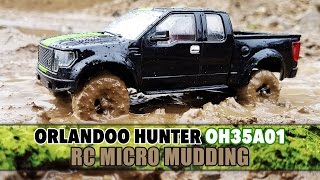 Orlandoo Hunter OH35P01  RC Micro Mudding [upl. by Ummersen]