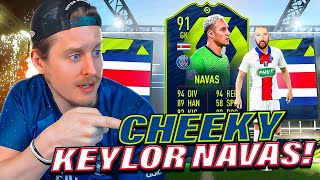 CHEEKY KEYLOR NAVAS 91 LIGUE POTM NAVAS REVIEW FIFA 21 Ultimate Team [upl. by Rennane374]