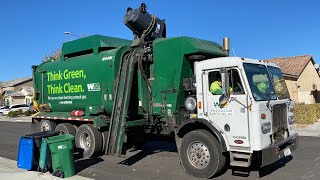 104460  WM Peterbilt 320 Amrep Revving Up Post Holiday Trash [upl. by Loseff]