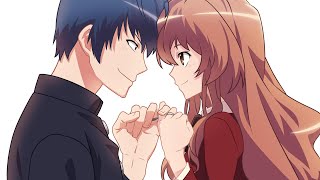 Ryuuji x Taiga TORADORA MOMENTOS ROMANTICOS con musica [upl. by Sivar]