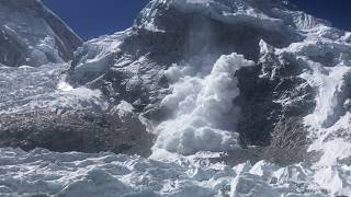 Big Avalanche Hits Everest Base Camp  2019 [upl. by Kohn]