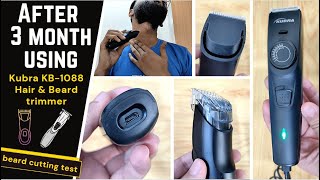 After 3 month using  Kubra KB1088 Hair and Beard Trimmer 40 Length Setting detail review [upl. by Aloysia651]