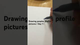 Drawing peoples profile pictures [upl. by Nosam]