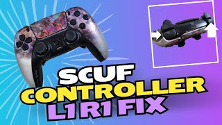 PS5 SCUF CONTROLLER L1 R1 BUTTONS REPLACEMENT [upl. by Rats]