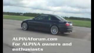 ALPINAFORUMCOMAlpina B3S Touring vs BMW M3 Convertible SMG [upl. by Popele]