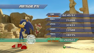 Sonic Unleashed Shamar Day Arid Sands Act 1 S Rank [upl. by Ursala]