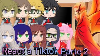 💖 Darling in the Franxx react a Naruto Parte2 [upl. by Ahron935]