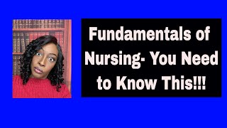 FundamentalsFoundations of Nursing [upl. by Haikezeh]