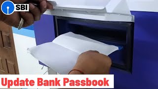 How to update sbi passbook in machine  state bank passbook update machine  2023 [upl. by Nnaeiram]