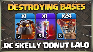 After Update TH12 LALO ATTACK  Th12 Skelly Bat Donut LaLo  Best Th12 SUI LALO Strategy in Coc [upl. by Keslie]