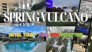 Spring Vulcano Hotel Tour 2024  GYM  RECEPTION  POOL [upl. by Kcirdde754]