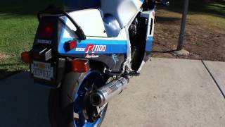 1986 gsxr 1100 [upl. by Yral]