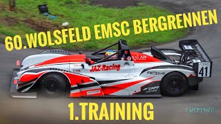 60 Wolsfeld EMSC Bergrennen  Highlights 1Training Sonntag  BitKurve [upl. by Deena647]