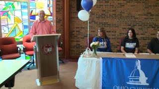 Concordia senior Madison Poyser full interview on signing with Ohio Christian volleyball [upl. by Alleram714]