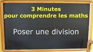 Comment poser une division à la main [upl. by Conrado]