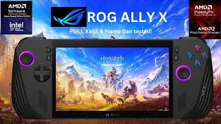 Horizon Zero Dawn REMASTERED ROG Ally X FSR3XeSS tested Driver 24101 8GB VRAM  Low settings [upl. by English]