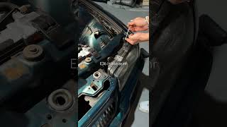 E36 Intake install asmr  KampN Cold Air Intake e36 cars stuuxe36 projectcar [upl. by Jerad618]