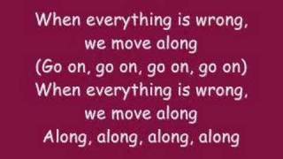 All American Rejects  Move Along WITH LYRICS [upl. by Aitram]