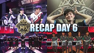 EIGHT TEAMS ADVANCING TO THE KNOCKOUT STAGES  DAY 6 RECAP OF GROUP STAGE M5 [upl. by Castillo]