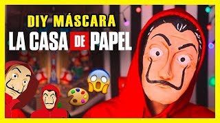 DIY  MÁSCARA DE LA CASA DE PAPEL [upl. by Llerruj]