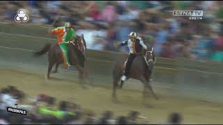 PALIO DI SIENA VINCE LA CONTRADA DELLA LUPA 17082024 [upl. by Doolittle]