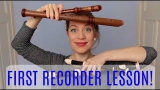 Your first RECORDER LESSON  Team Recorder BASICS [upl. by Iharas]