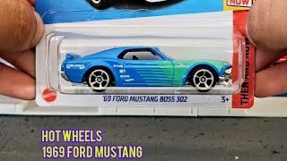 Unboxing Hot wheels 1969 Ford Mustang Boss 302 [upl. by Ahsiemal390]