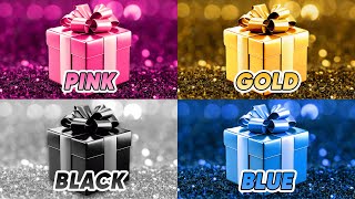 Choose Your Gift Pink Gold Black or Blue 💗⭐️🖤💙 How Lucky Are You 😱 Quiz Shiba [upl. by Urbai]