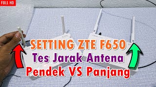 Review ONT XPON F650 Antena 3dB VS 5 dB Mode PPPoE dan Hotspot [upl. by Jago]