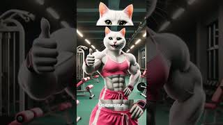 Little cat killed by gorilla catsoftiktok cat cute aiart ai poorcat catlover fyp [upl. by Laud]