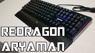 REDRAGON ARYAMAN mehanička RGB tipkovnica [upl. by Nnyltak286]