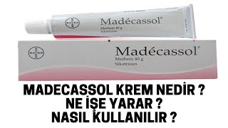 Madecassol Krem Nedir Ne İşe Yarar Madecassol Krem Nasıl Kullanılır [upl. by Enihpad]