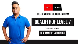 Qualifi Level 7 International Diploma in OHSM  Complete Review 2022 [upl. by Drahser]