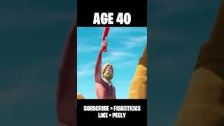 Fortnite Jonesy At Different Ages WORLDS SMALLEST  Part2fortnite shorts [upl. by Santoro624]