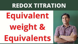 Equivalents and milliequivalents  Equivalent Weight  n factor [upl. by Mesics]