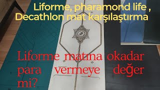 Lüx matlara yakın uygun fiyatlı mat var mı liformepharamond life ve Decathlon mat karşılaştırma 🤗 [upl. by Aleen]