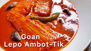 Goan Ambot Tik Lepo  Sole Fish Curry [upl. by Mailliw]