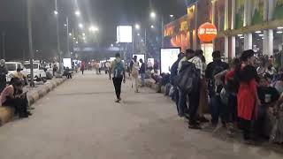 New delhi Railway Station Night View 😍  Ajmeri Gate via platform no 16 MrVishalSharma [upl. by Idnib]