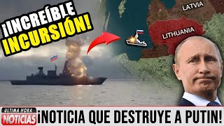 En medio del infierno ¡Ucrania asesta otro golpe a la flota rusa en el corazón del Báltico [upl. by Quartana]