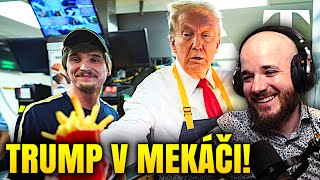 Trump pracoval v McDonaldu jako kampaň do voleb [upl. by Aun]